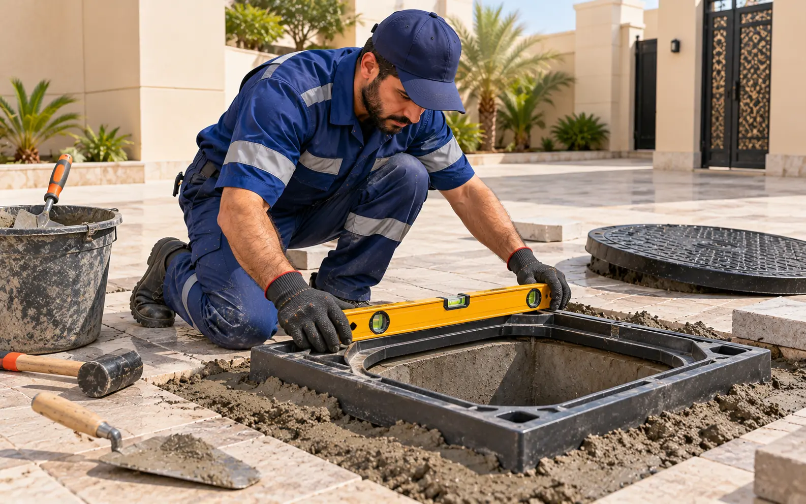 شركة تركيب غطاء منهول