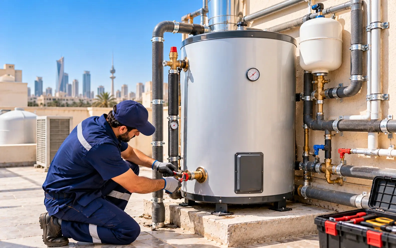 أسعار تصليح السخانات المركزية في الكويت