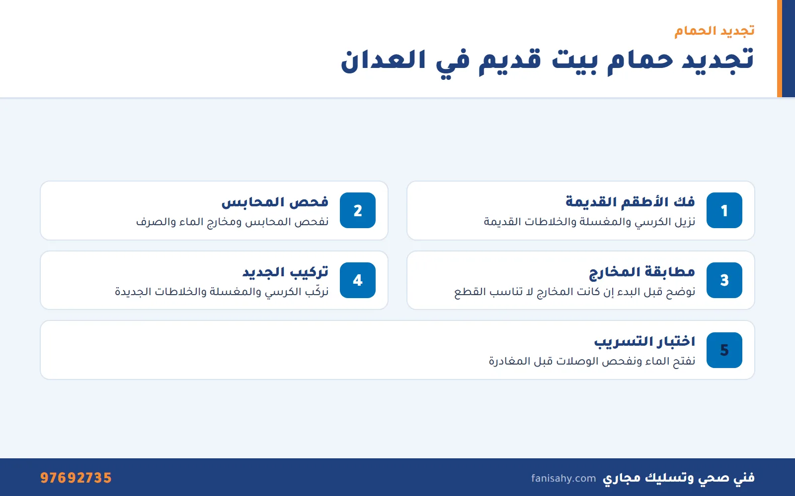 ادوات صحيه العدان: توريد وتركيب وتصليح الأدوات الصحية في البيوت الحكومية 1 إنفوجرافيك خطوات تجديد حمام بيت حكومي قديم مع فريق ادوات صحيه العدان